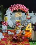 Elegant Outdoor Birthday Balloon Setup - photo 1
