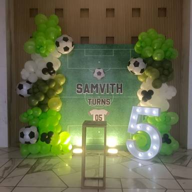 Football Theme Birthday Decor