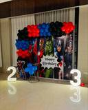 Avengers Themed Birthday Balloon Setup - photo 1