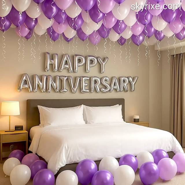 ANNIVERSARY DECORATION AT HOME IN MUMBAI