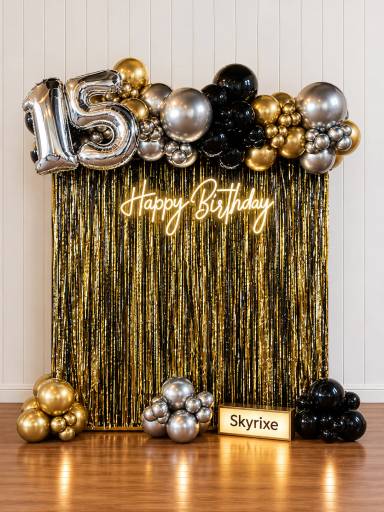 15th Birthday Balloon Decoration