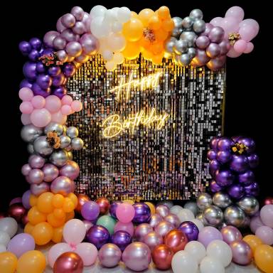 Shimmer Luxe Birthday Backdrop