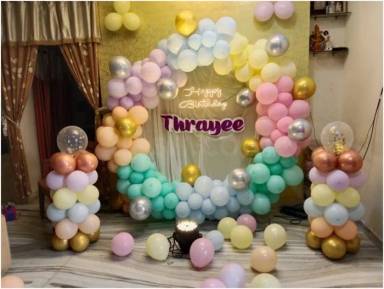 Rainbow Balloon Birthday Decoration