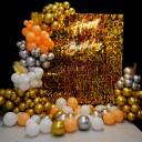 Orange And Metallic Luxe Birthday Setup - photo 1