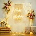 Boho Glow Birthday Backdrop - photo 4