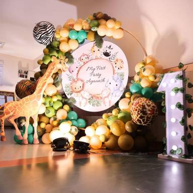 Wild One Jungle Safari Theme Decor
