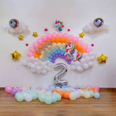 2nd Birthday Balloon Decoration