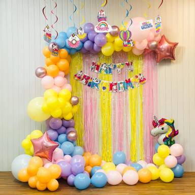 Magical Unicorn Rainbow Party Decor