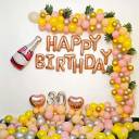 Tropical Pastel Birthday Corner Setup - photo 1