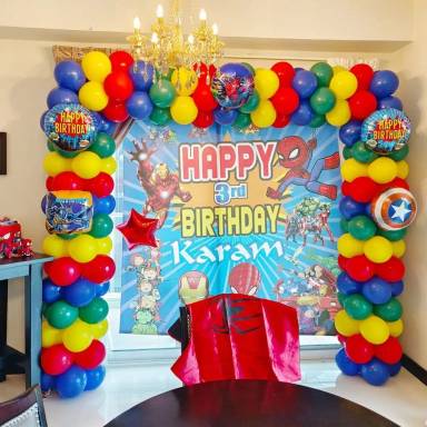 Superhero Squad Birthday Decor
