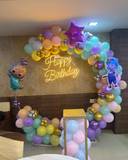 Pastel Glow Birthday Setup - photo 2