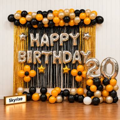 20th Birthday Balloon Decoration