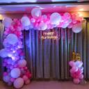 Pink Elegance Birthday Backdrop - photo 1