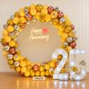 25th Anniversary Balloon Ring Setup - photo 1