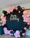 Gold Birthday Backdrop Decoration - photo 1