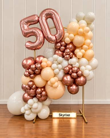 50th Birthday Balloon Decoration