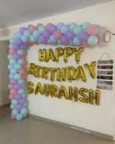 Pastel Themed Birthday Balloon Backdrop - photo 3