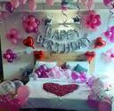 Romantic Pink And Silver Birthday Room Decor - photo 1