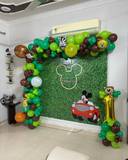 Jungle Safari Mickey Birthday Backdrop - photo 1