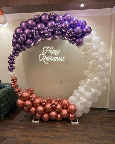 Elegant Retirement Celebration Decor