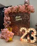 Blush And Rose Gold Luxe Birthday Setup - photo 1