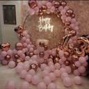 Blush And Rose Gold Birthday Balloon Elegance - photo 1