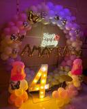 Princess Birthday Balloon Arch Setup - photo 3