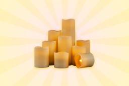 Add 10 (pcs) Artificial LED candles