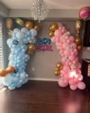 Boy or Girl Gender Reveal Balloon Decor - photo 1