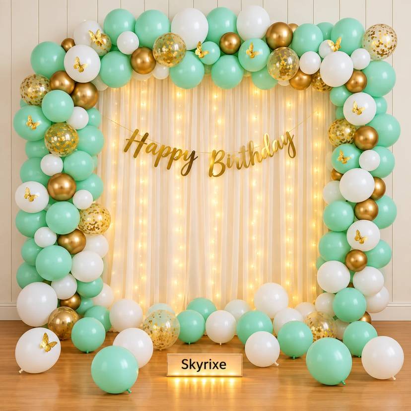 Balloon Decoration with Backdrop - Image 1