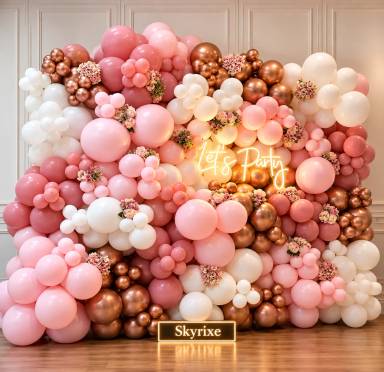 Balloon Wall Birthday Decoration