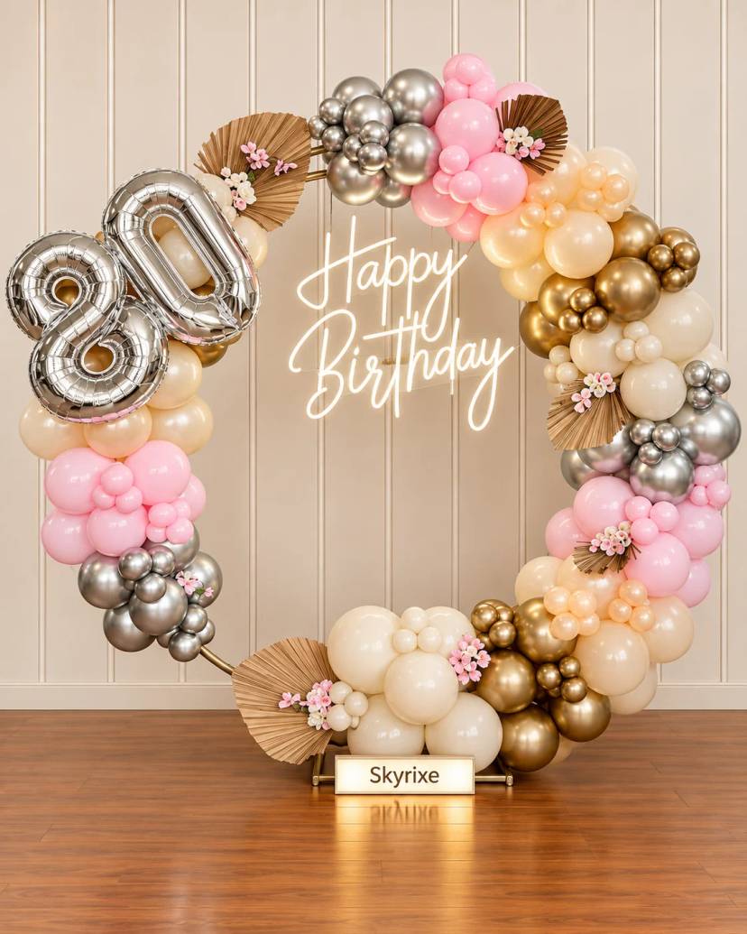 Birthday Balloon Ring Decoration - Image 1