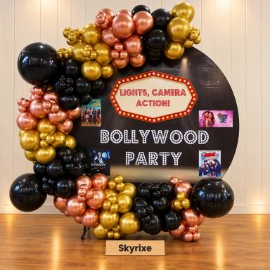 Bollywood Glam Party Backdrop