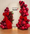 Bow Birthday Backdrop Balloon Decoration - photo 1