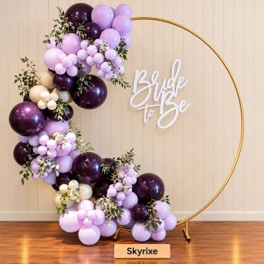 Bridal Balloon Hoop Arch