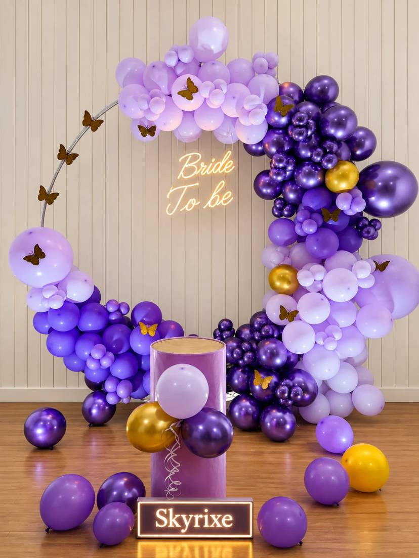 Bride To Be Balloon Ring Setup - Image 1