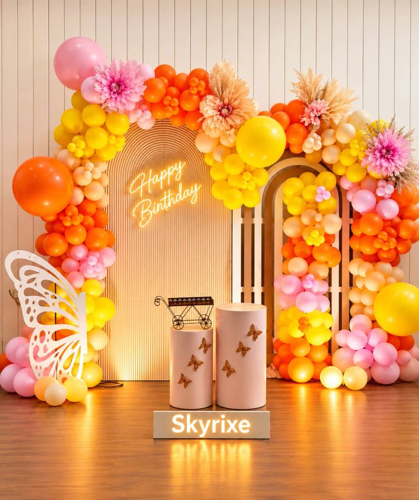 Butterfly Theme Balloon Decoration - Image 1