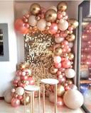 Luxe Gold And Blush Birthday Backdrop - photo 1