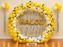 Haldi Ceremony Balloon Ring Decor - photo 1