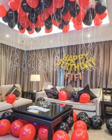 Red And Black Room Surprise