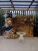 Luxury Black And Gold Champagne Wall - photo 1
