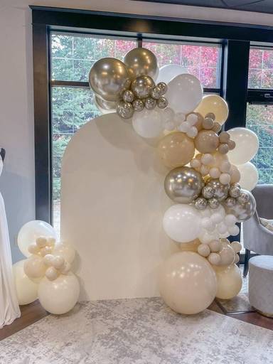 Champagne Luxe Balloon Backdrop