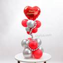Happy Anniversary Heart Balloon Stand - photo 1