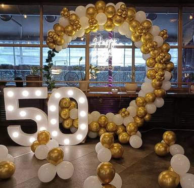 Golden 50th Birthday Celebration