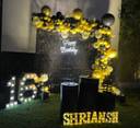 Black And Gold Luxe Birthday Backdrop - photo 1