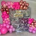 Pink Luxe Sequin Birthday Backdrop - photo 1