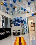 Elegant Blue And White Baby Welcome Decoration - photo 1