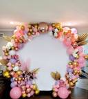 Elegant Floral Balloon Arch - photo 1