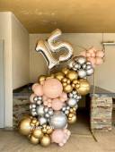 Gold and Silver Balloon Frame - photo 1