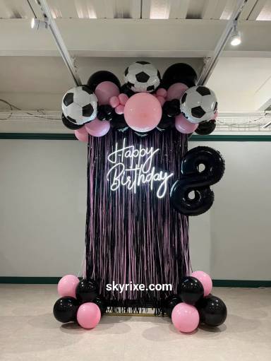 Football Theme Balloon Decoration
